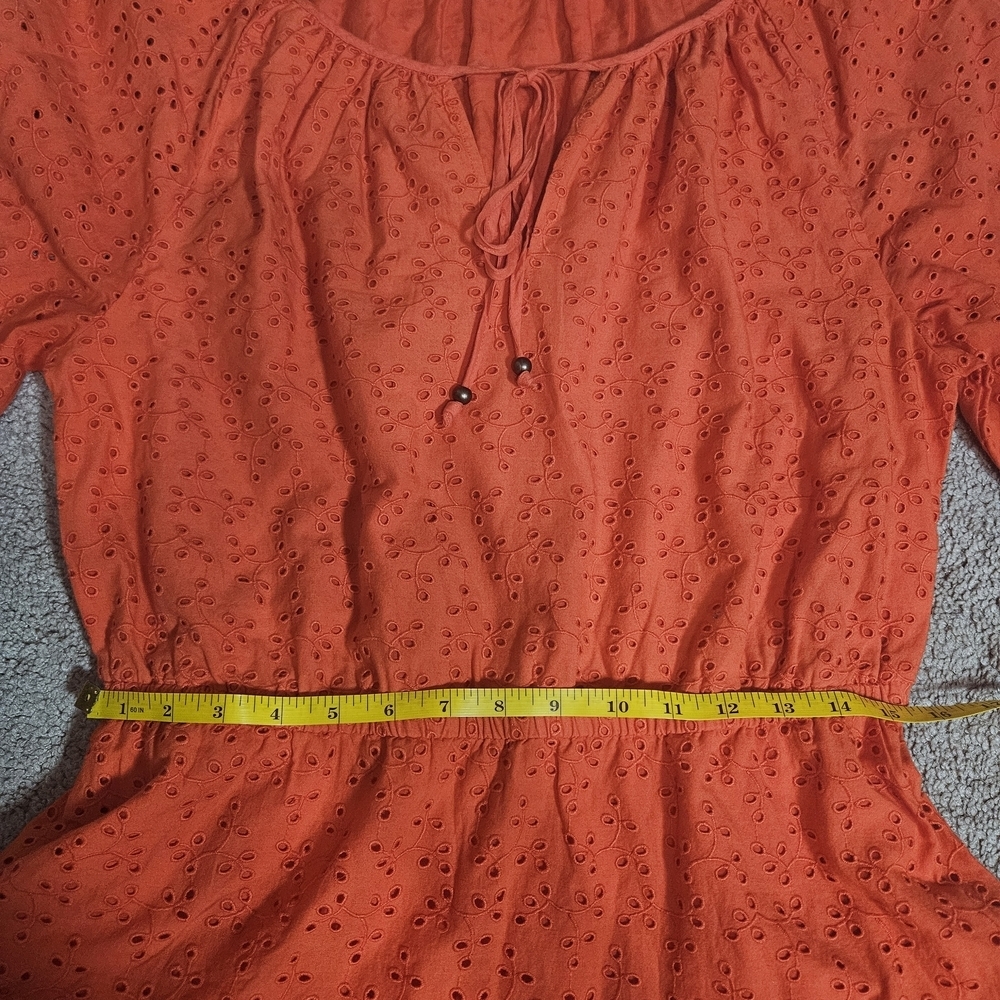 Elegant Red Women's Dress - Picture 3 of 8